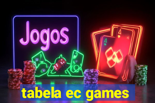 tabela ec games